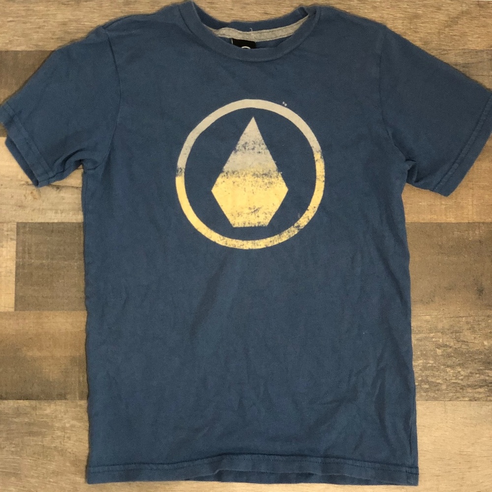 Volcom Stone Little Boys Short Sleeve Tee – Blue